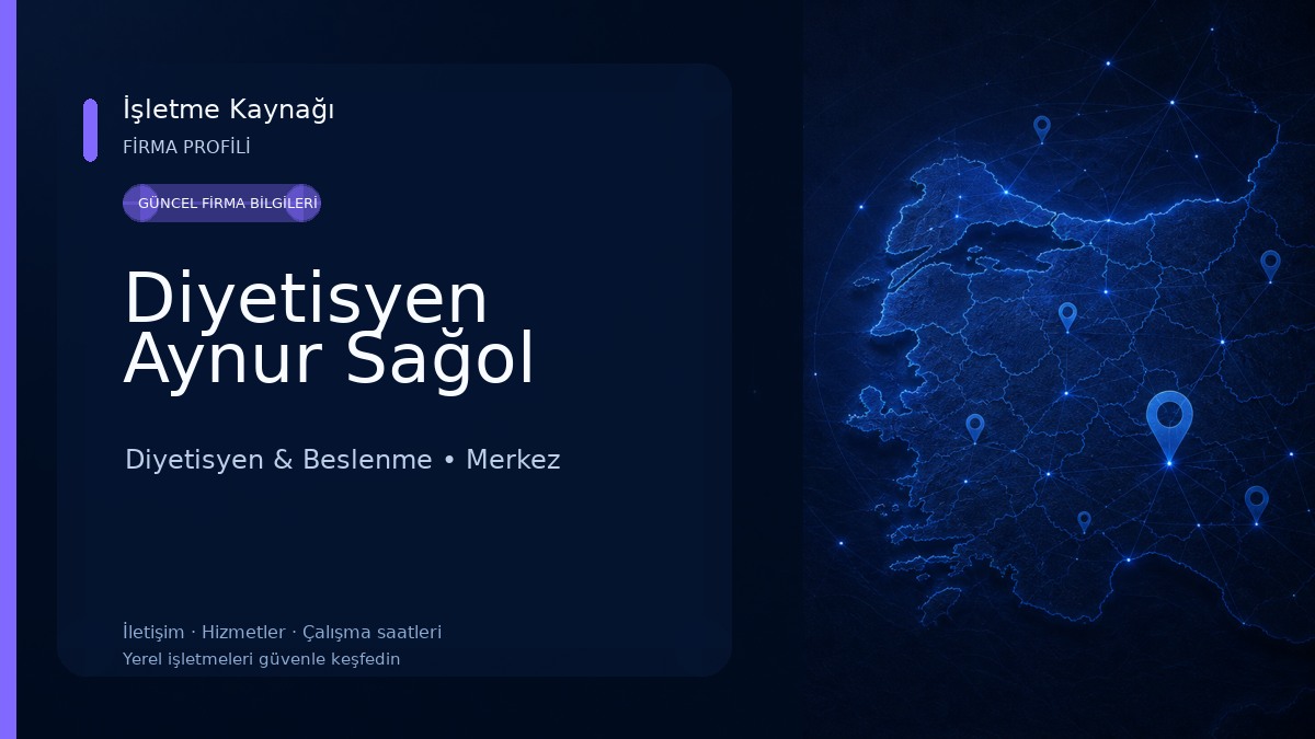 Diyetisyen Aynur Sağol 