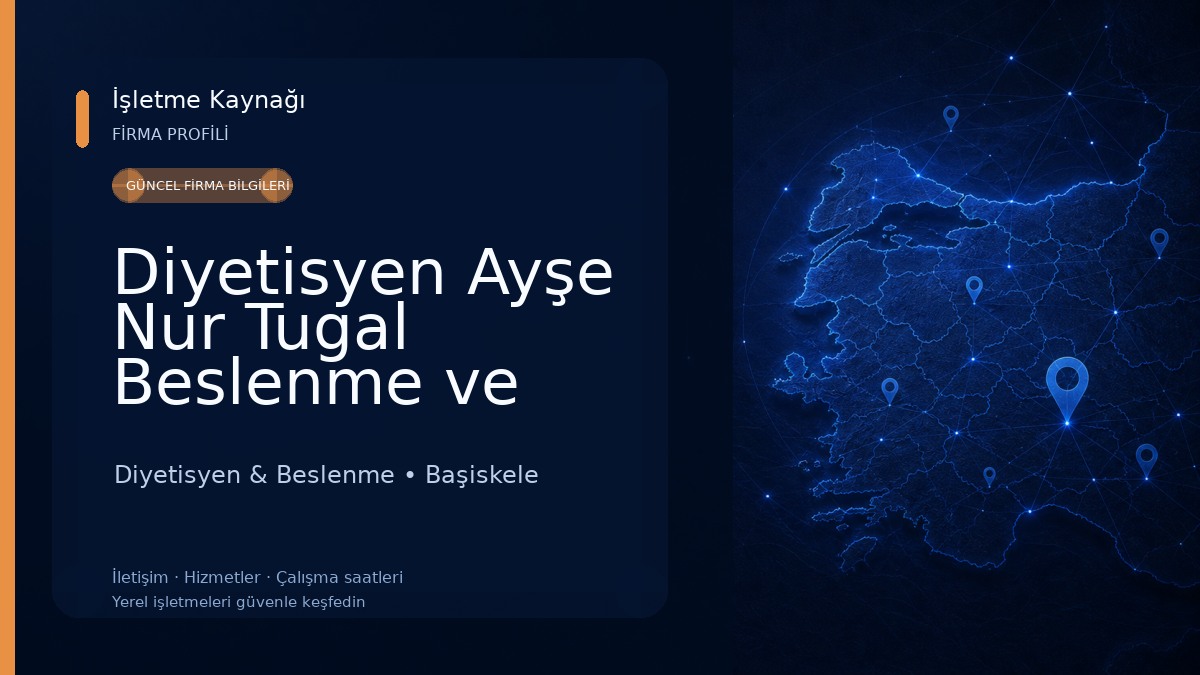 Diyetisyen Ayşe Nur Tugal Beslenme ve Diyet Danışmanlığı Diyetisyen & Beslenme