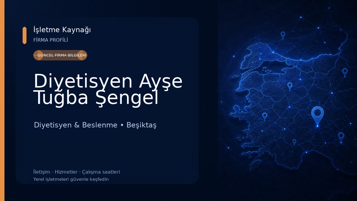 Diyetisyen Ayşe Tuğba Şengel Diyetisyen & Beslenme