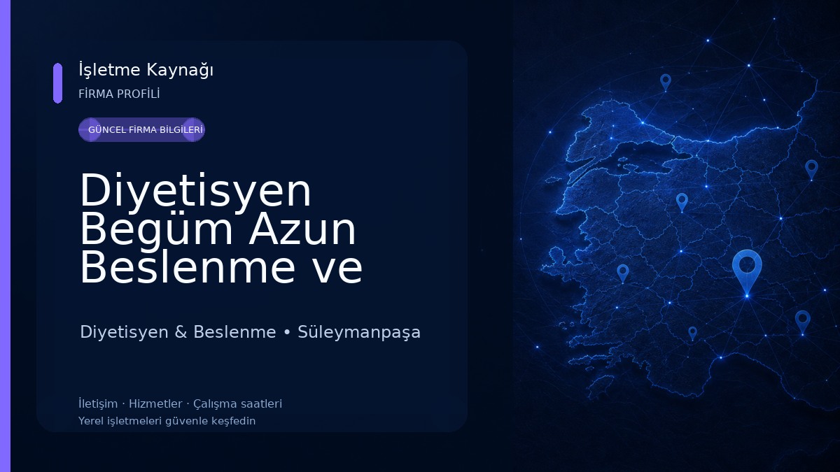 Diyetisyen Begüm Azun Beslenme ve Diyet Merkezi