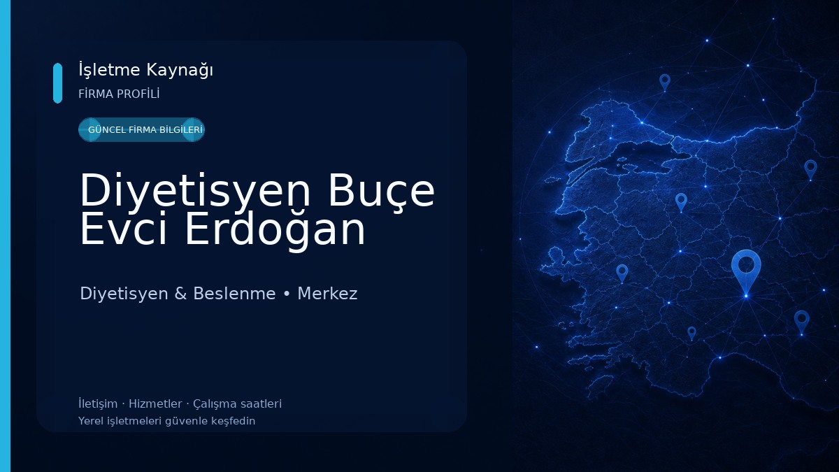 Diyetisyen Buçe Evci Erdoğan