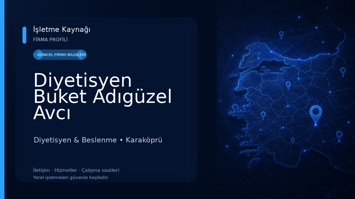 Diyetisyen Buket Adıgüzel Avcı 
