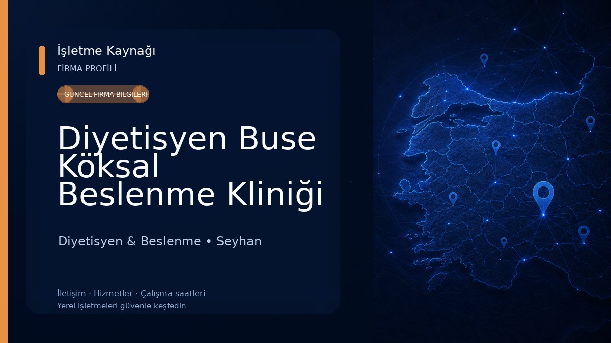 Diyetisyen Buse Köksal Beslenme Kliniği Diyetisyen & Beslenme