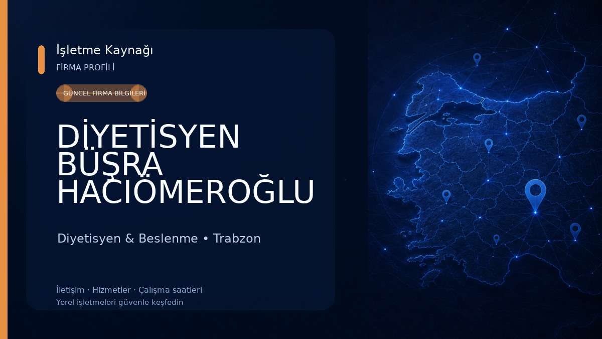 DİYETİSYEN BÜŞRA HACIÖMEROĞLU 