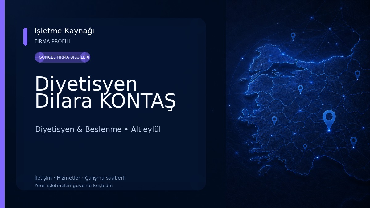 Diyetisyen Dilara KONTAŞ