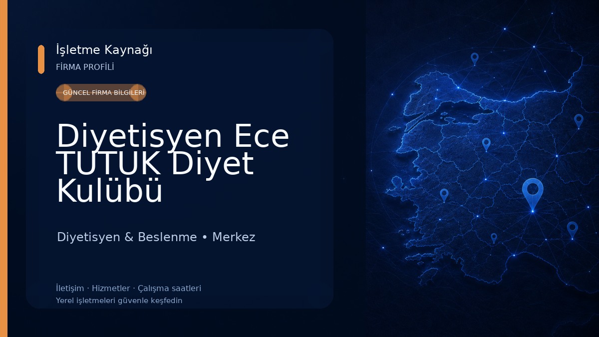 Diyetisyen Ece TUTUK Diyet Kulübü 