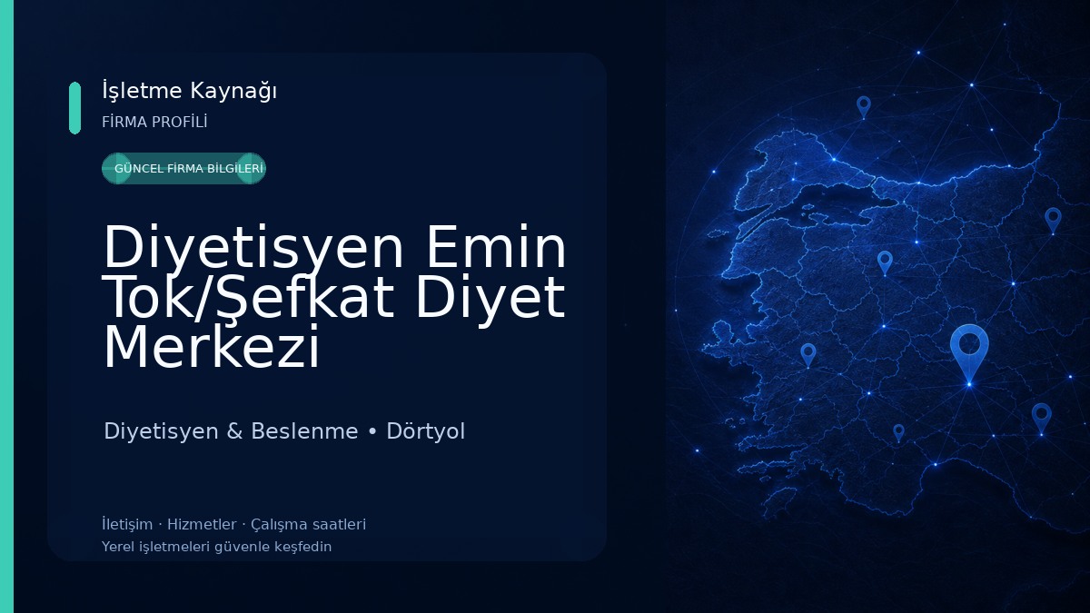 Diyetisyen Emin Tok/Şefkat Diyet Merkezi