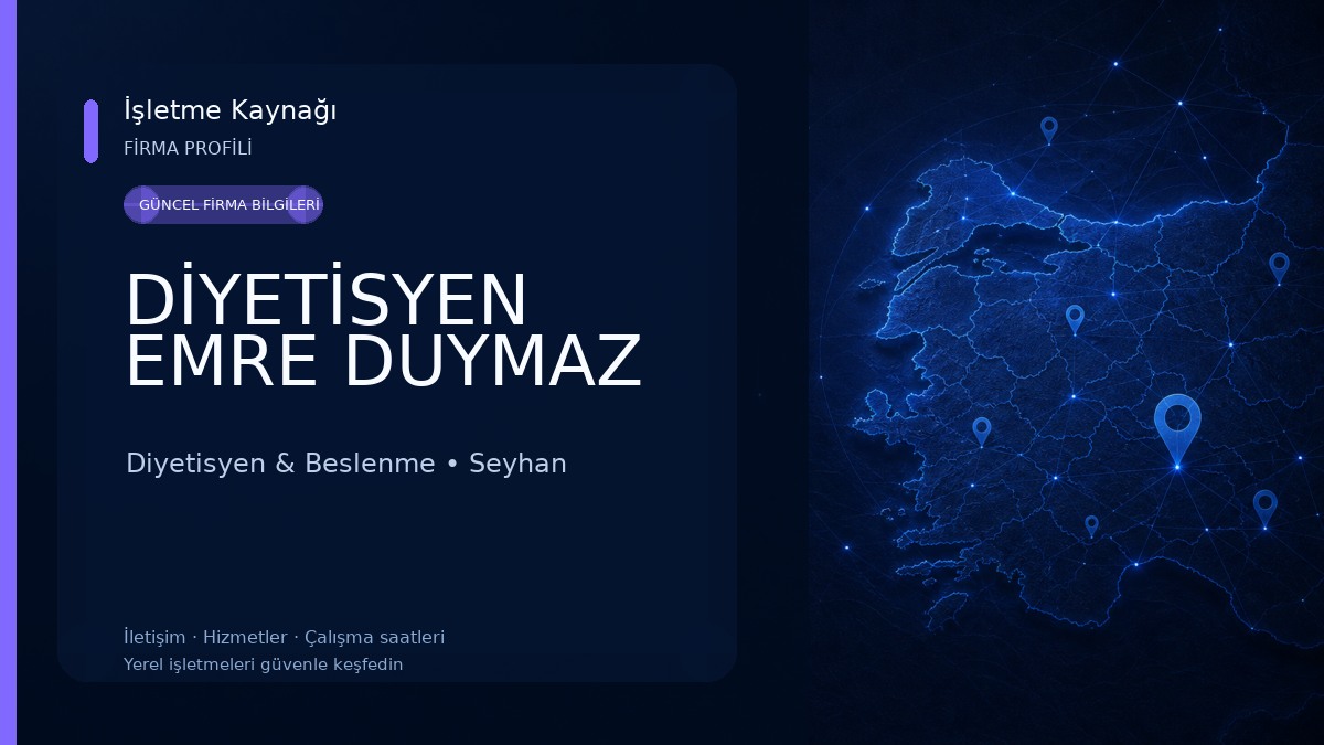 DİYETİSYEN EMRE DUYMAZ