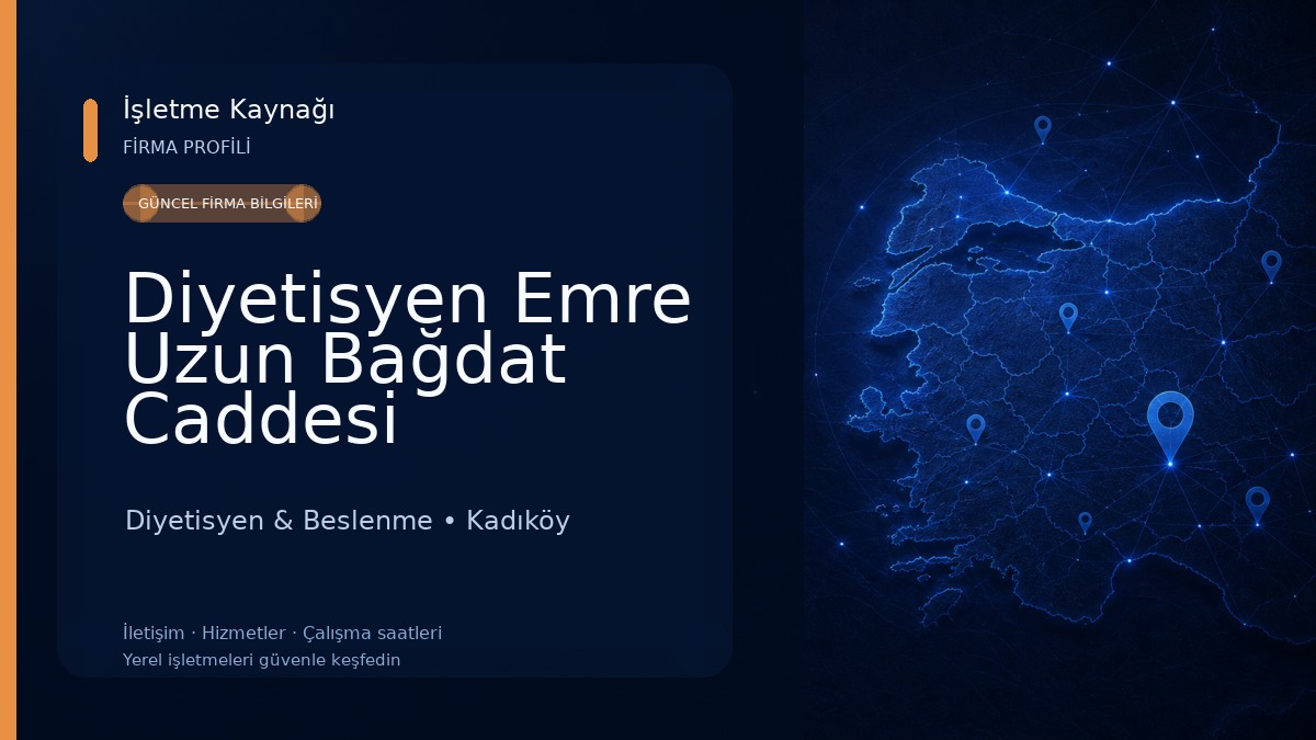 Diyetisyen Emre Uzun Bağdat Caddesi