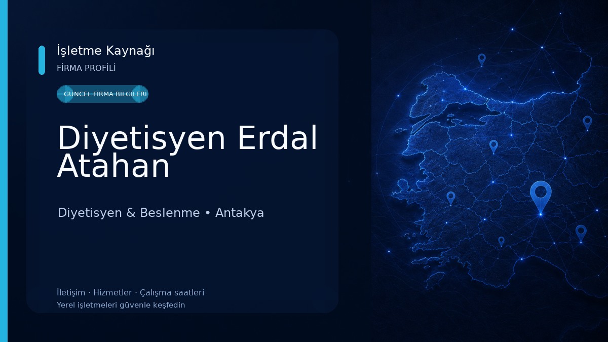 Diyetisyen Erdal Atahan 