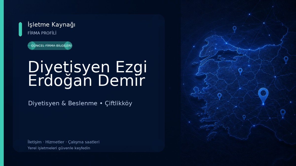 Diyetisyen Ezgi Erdoğan Demir