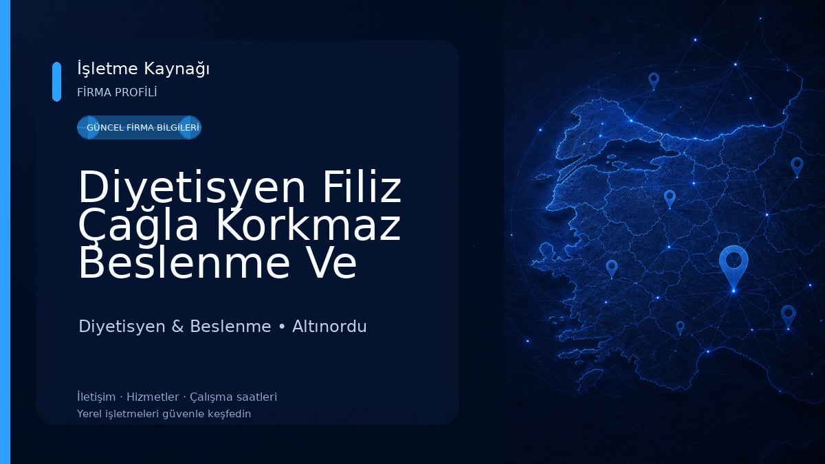 Diyetisyen Filiz Çağla Korkmaz Beslenme Ve Diyet Danışmanlık Merkezi