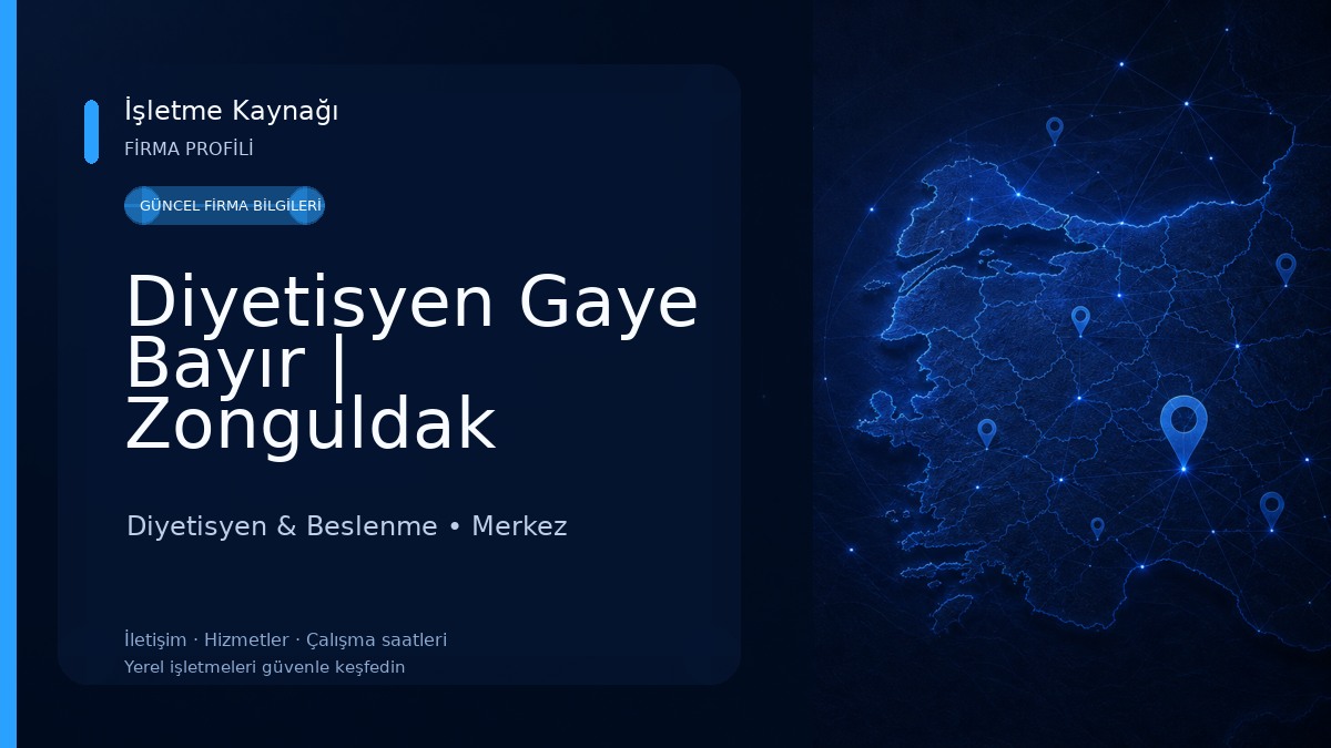 Diyetisyen Gaye Bayır | Zonguldak Diyetisyen