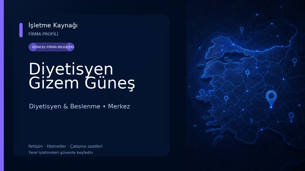 Diyetisyen Gizem Güneş 