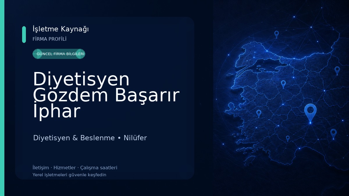 Diyetisyen Gözdem Başarır İphar Diyetisyen & Beslenme