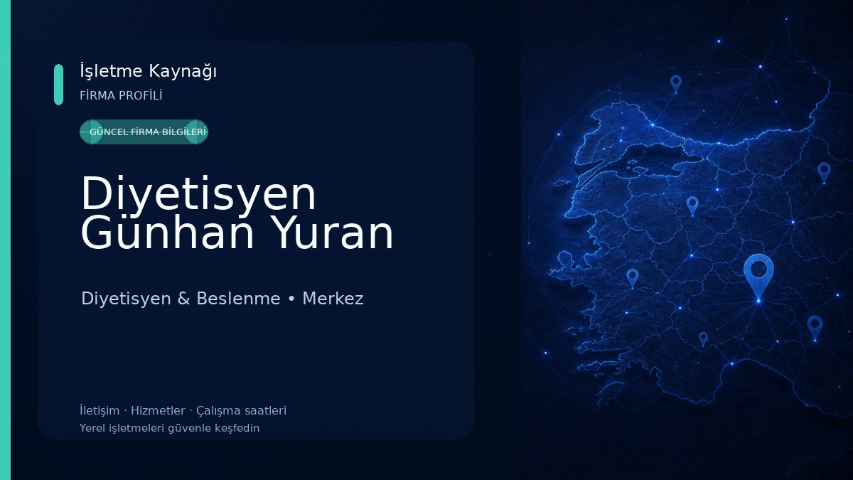 Diyetisyen Günhan Yuran Diyetisyen & Beslenme