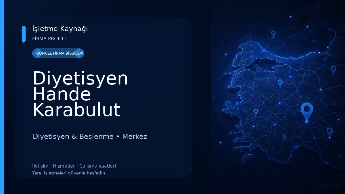Diyetisyen Hande Karabulut