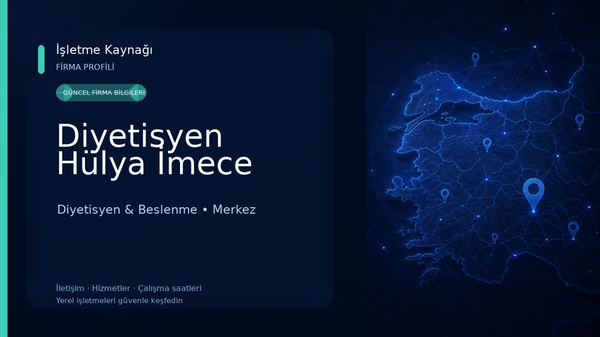 Diyetisyen Hülya İmece Diyetisyen & Beslenme
