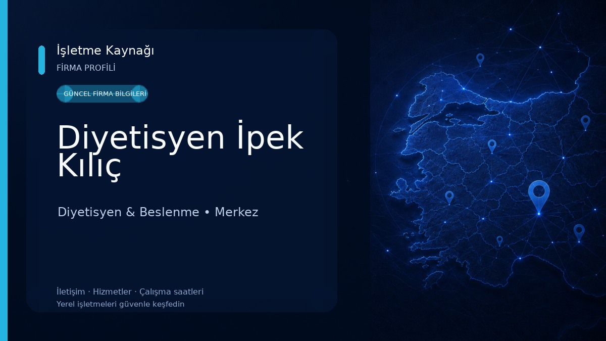 Diyetisyen İpek Kılıç Diyetisyen & Beslenme