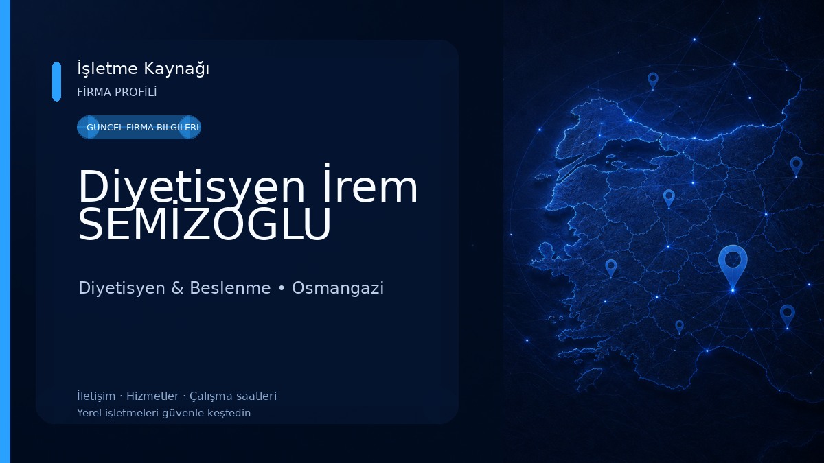 Diyetisyen İrem SEMİZOĞLU