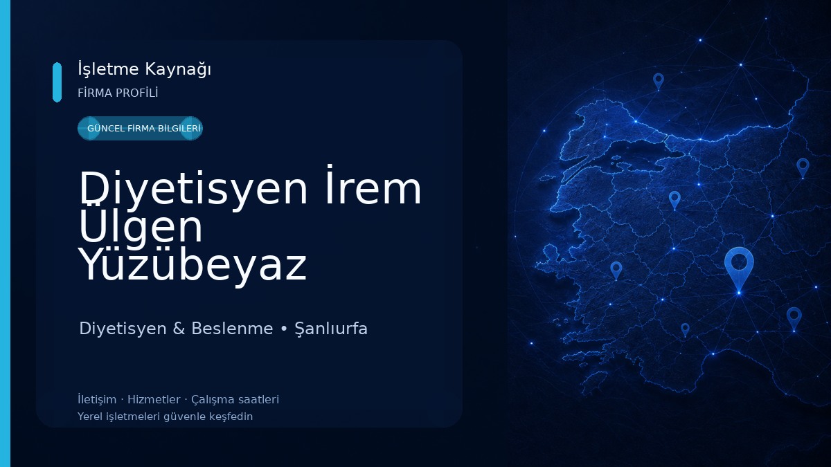 Diyetisyen İrem Ülgen Yüzübeyaz Diyetisyen & Beslenme