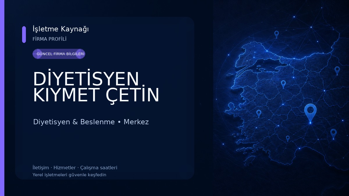 DİYETİSYEN KIYMET ÇETİN 