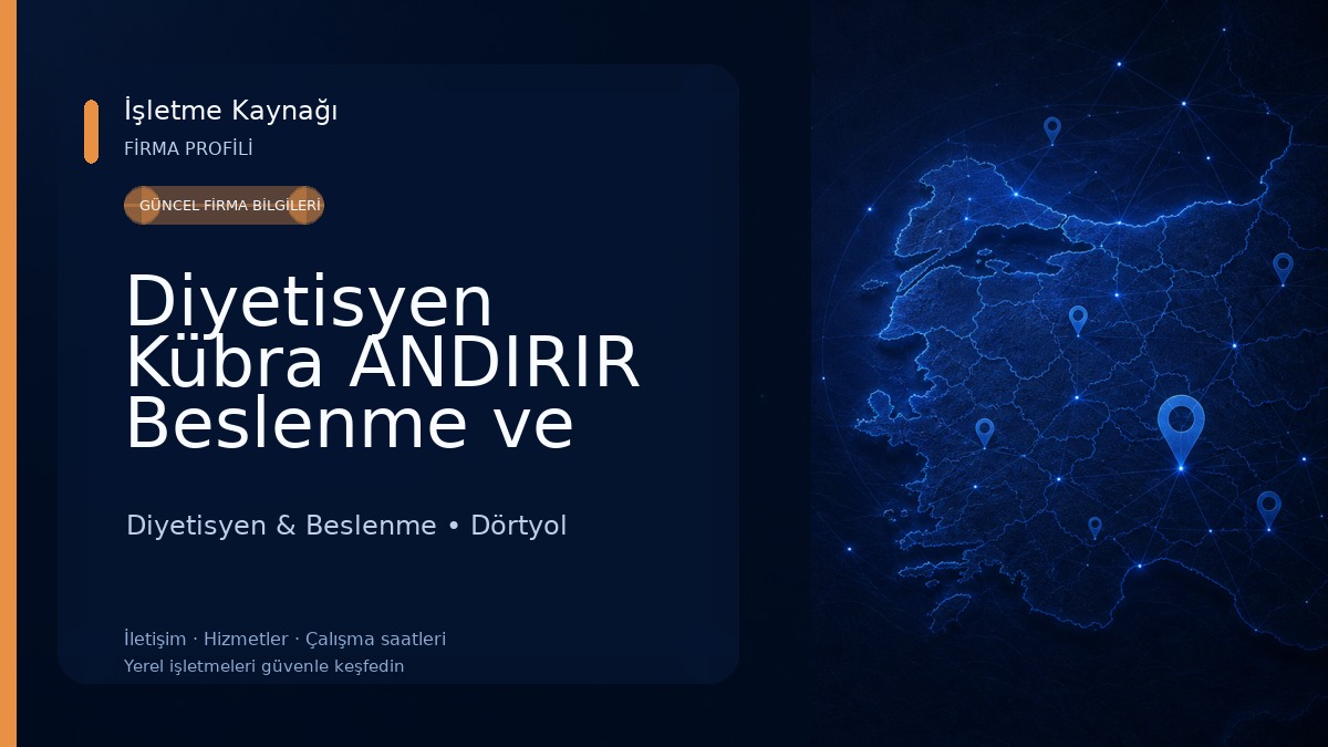 Diyetisyen Kübra ANDIRIR Beslenme ve Diyet Danısmanlığı