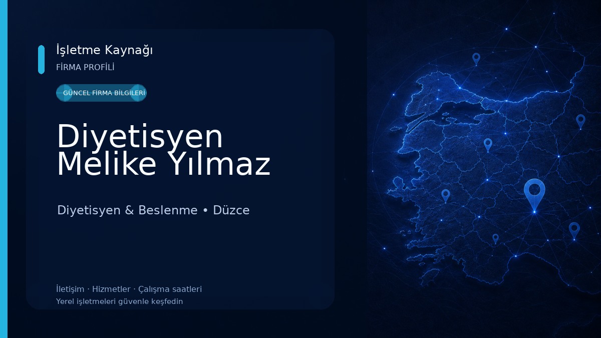 Diyetisyen Melike Yılmaz 