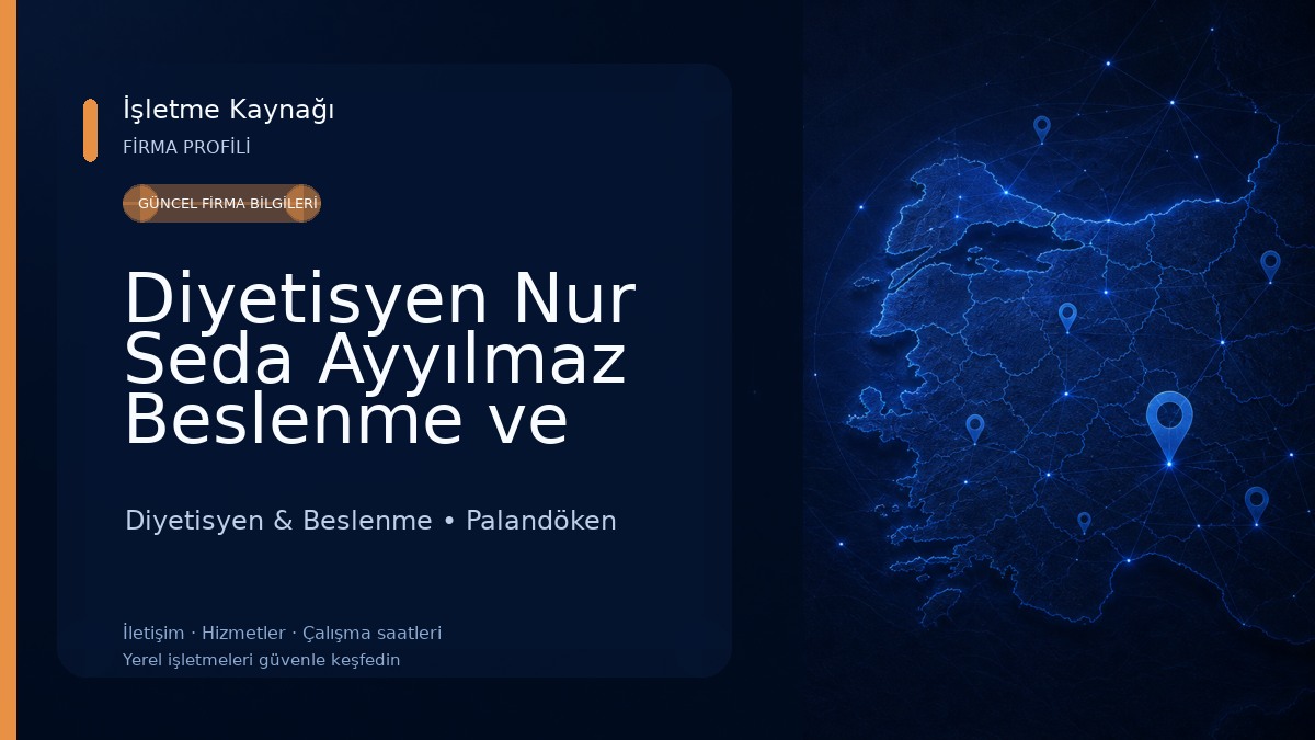 Diyetisyen Nur Seda Ayyılmaz Beslenme ve Diyet Danışmanlığı Diyetisyen & Beslenme