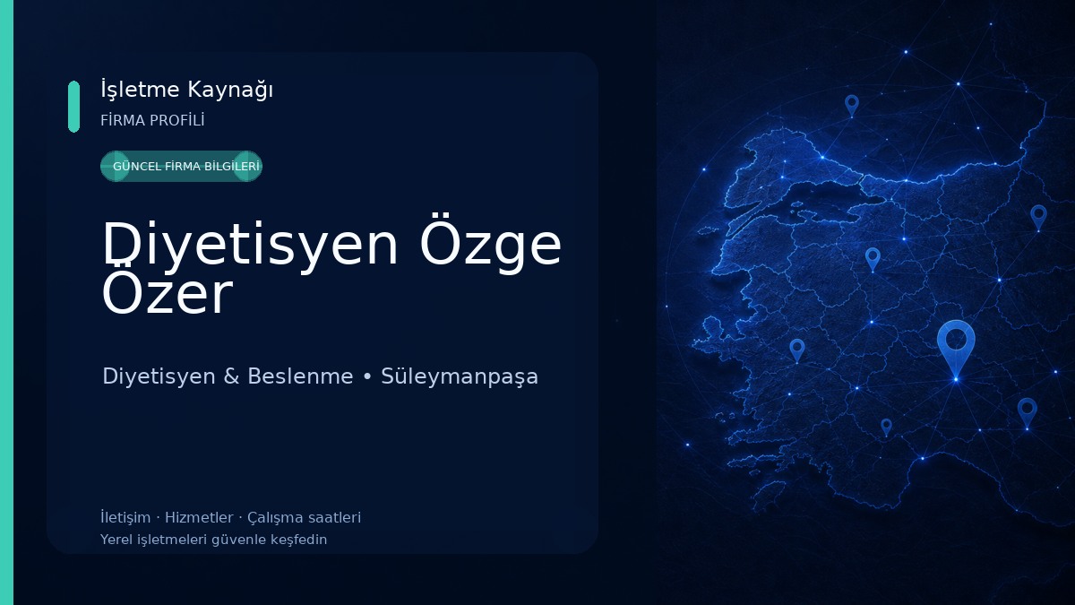 Diyetisyen Özge Özer 