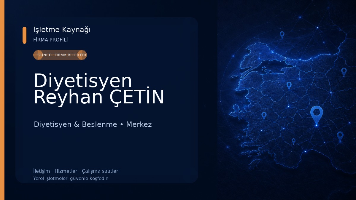 Diyetisyen Reyhan ÇETİN