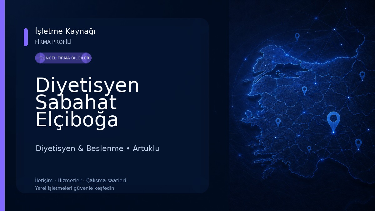 Diyetisyen Sabahat Elçiboğa Diyetisyen & Beslenme