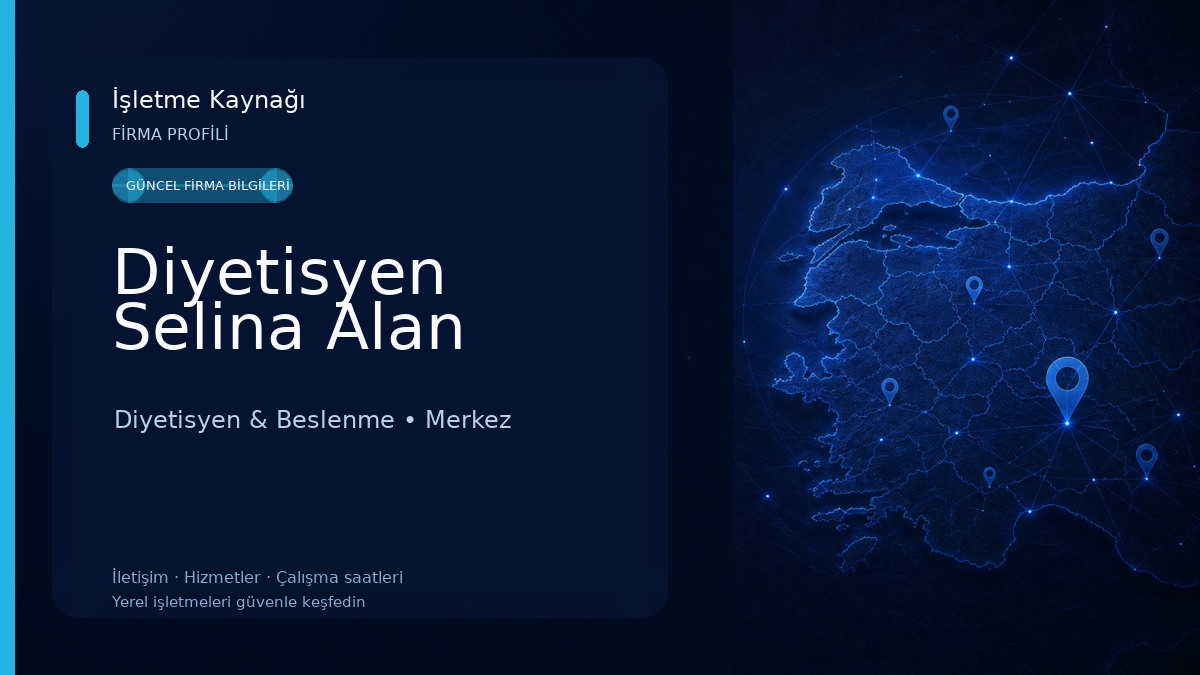 Diyetisyen Selina Alan Diyetisyen & Beslenme