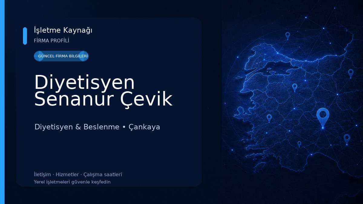 Diyetisyen Senanur Çevik 