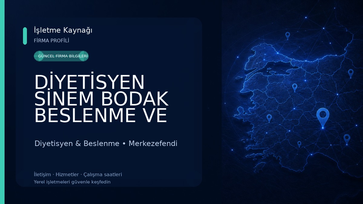 DİYETİSYEN SİNEM BODAK BESLENME VE DİYET DANIŞMANLIĞI
