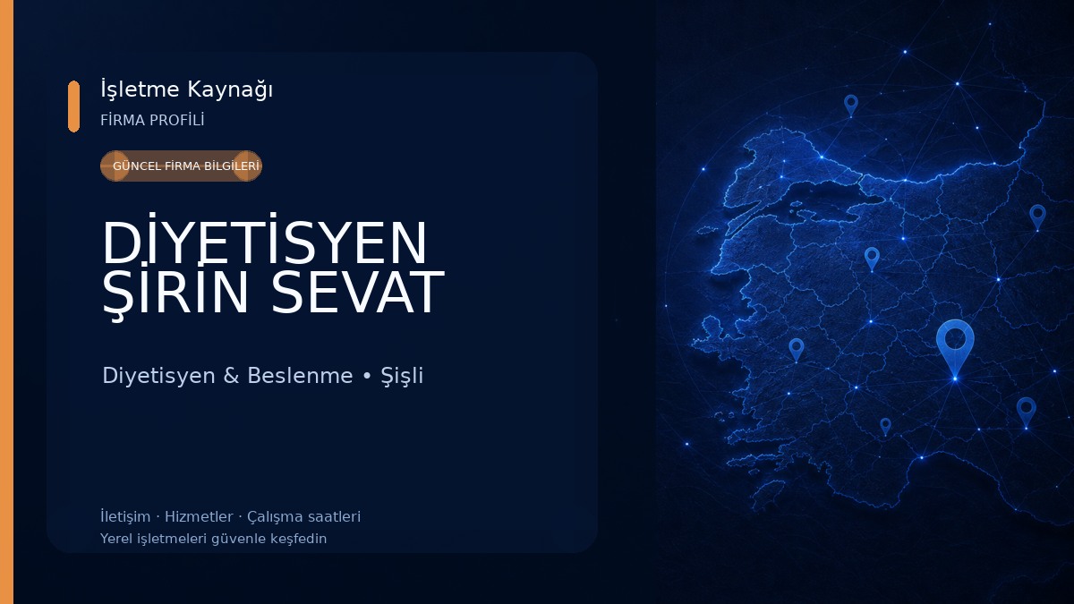 DİYETİSYEN ŞİRİN SEVAT 