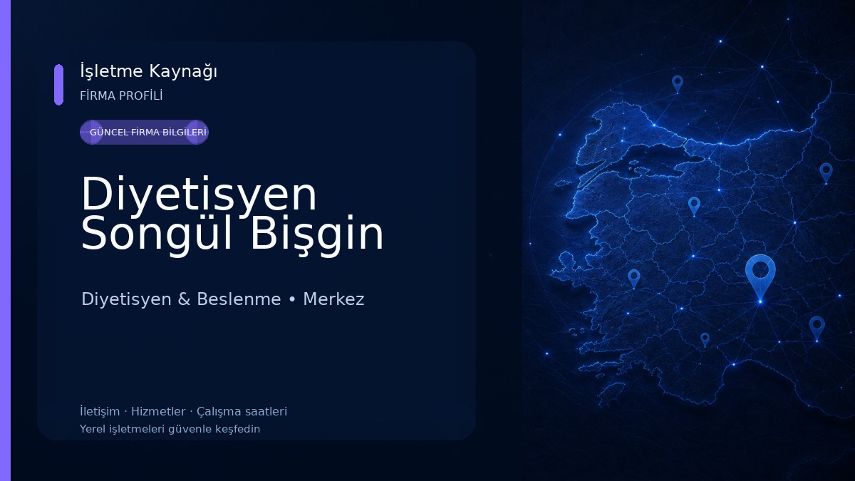 Diyetisyen Songül Bişgin