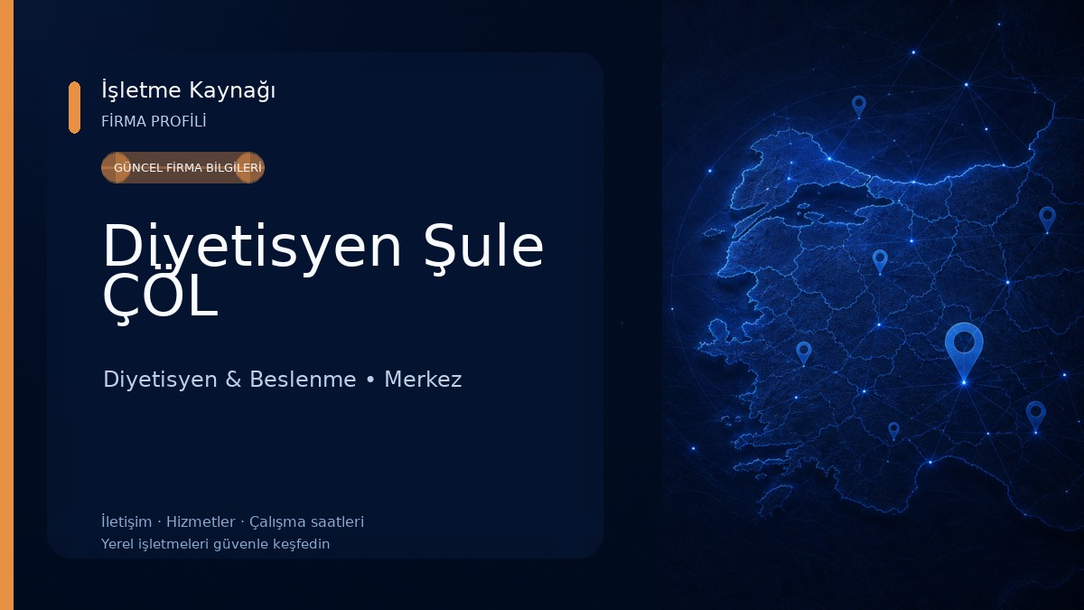 Diyetisyen Şule ÇÖL