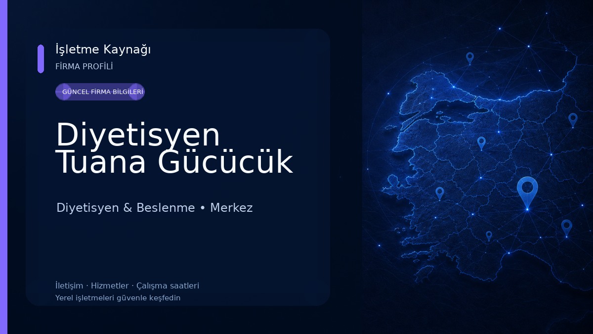 Diyetisyen Tuana Gücücük Diyetisyen & Beslenme
