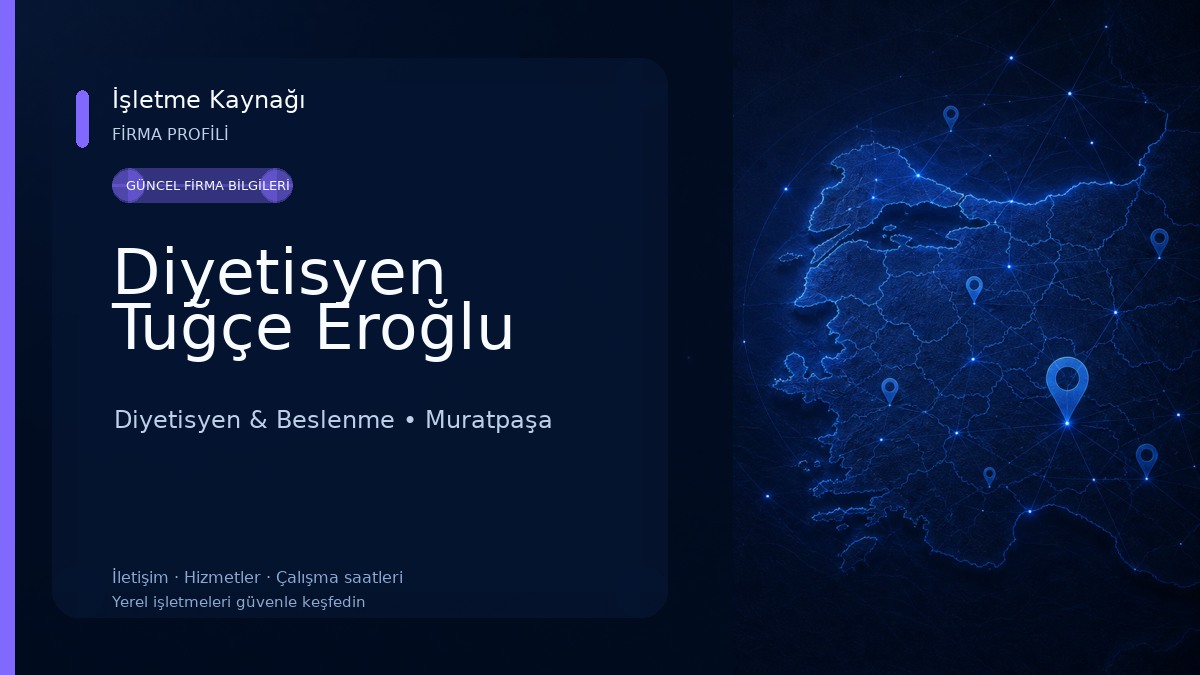 Diyetisyen Tuğçe Eroğlu