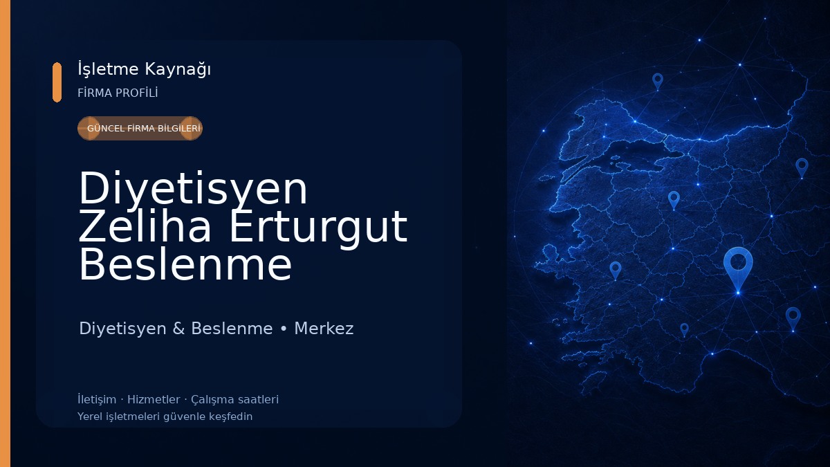 Diyetisyen Zeliha Erturgut Beslenme Danışmanlığı Diyetisyen & Beslenme