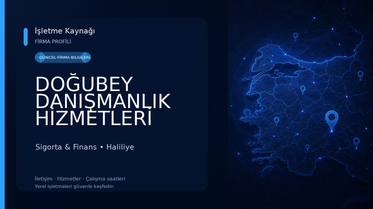 DOĞUBEY DANIŞMANLIK HİZMETLERİ Sigorta & Finans