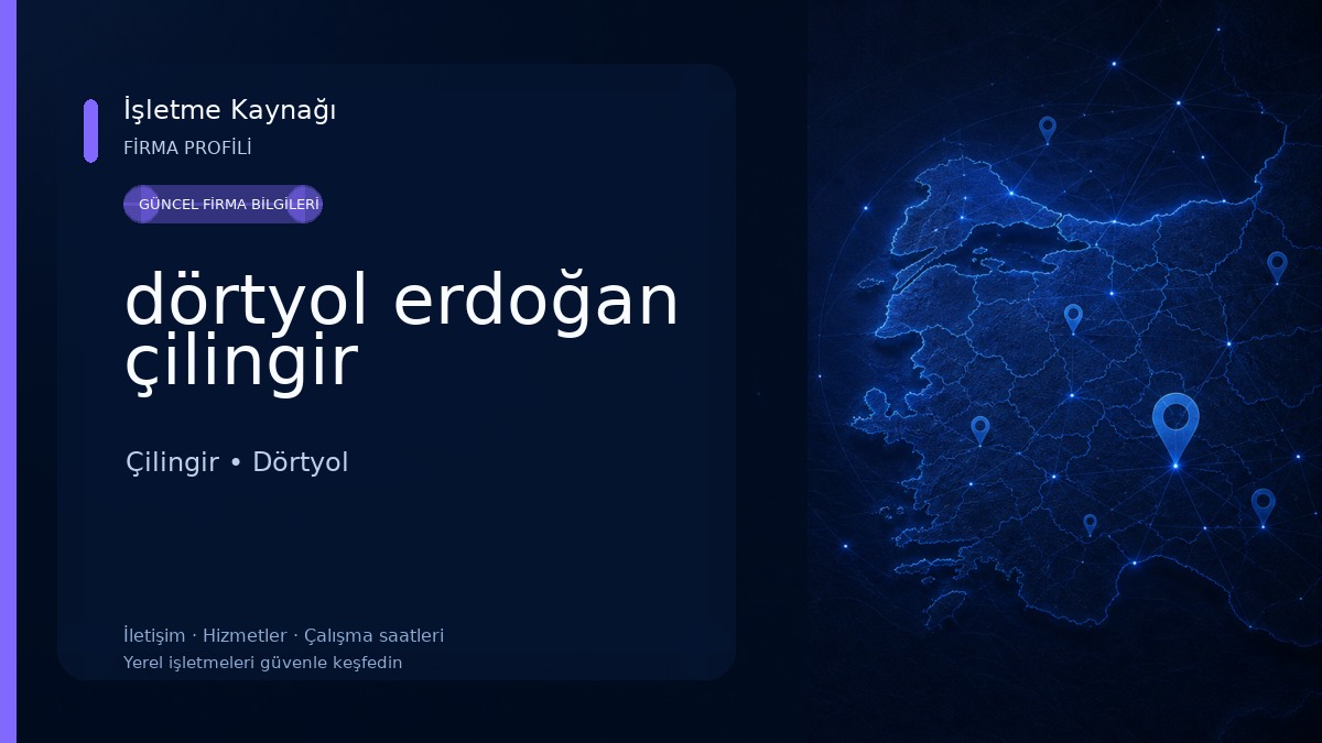 dörtyol erdoğan çilingir
