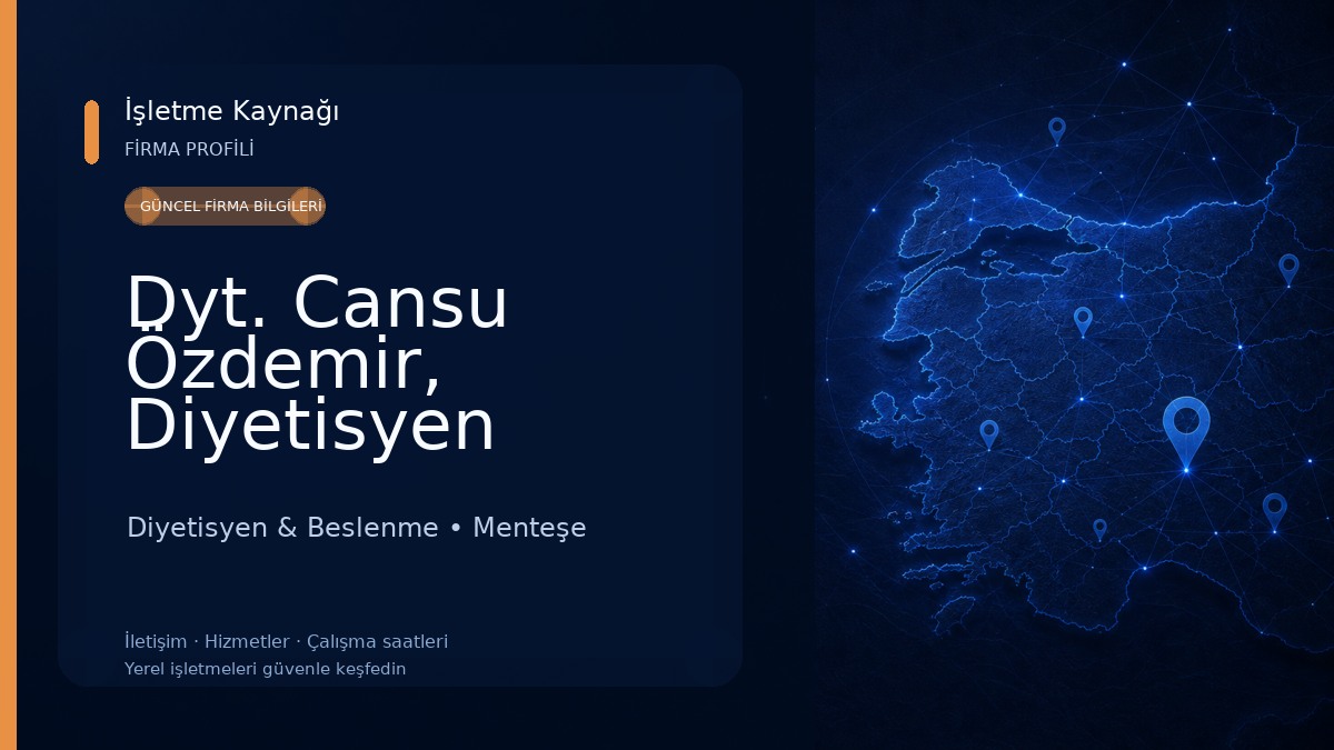 Dyt. Cansu Özdemir, Diyetisyen Diyetisyen & Beslenme