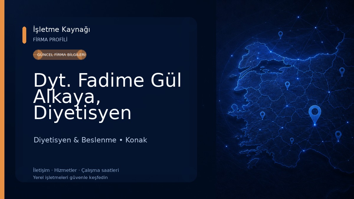 Dyt. Fadime Gül Alkaya, Diyetisyen
