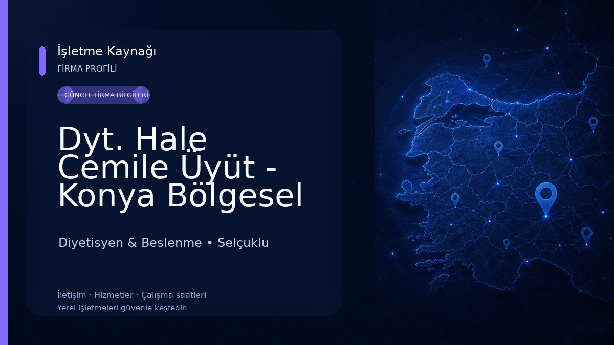 Dyt. Hale Cemile Üyüt - Konya Bölgesel Zayıflama Uzmanı