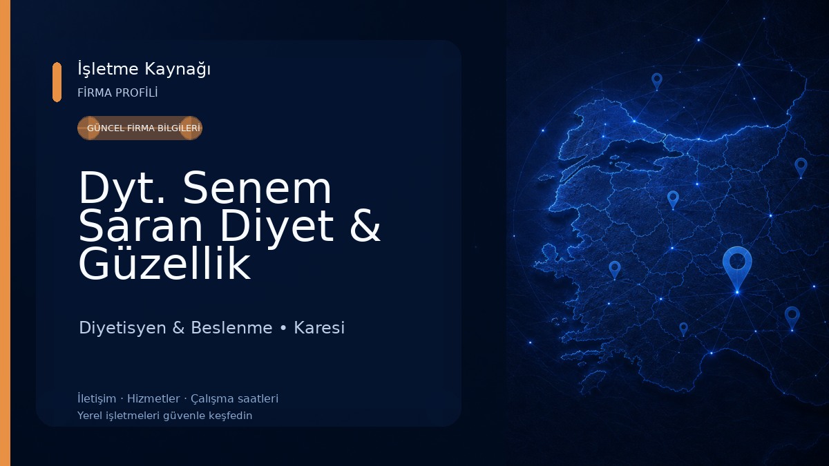Dyt. Senem Saran Diyet & Güzellik Diyetisyen & Beslenme