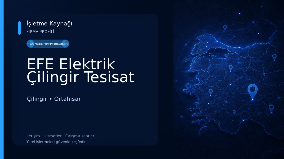 EFE Elektrik Çilingir Tesisat