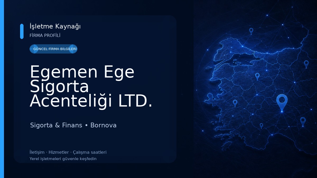 Egemen Ege Sigorta Acenteliği LTD. ŞTİ. Sigorta & Finans