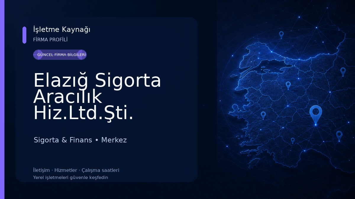 Elazığ Sigorta Aracılık Hiz.Ltd.Şti.